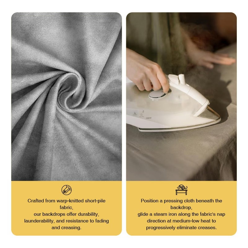 Kate 10x10ft/3x3m Tan Backdrop Light Yellow Background Khaki Fawn Portrait Photography Abstract Backdrop Photography Studio Props Photographer - Image 4